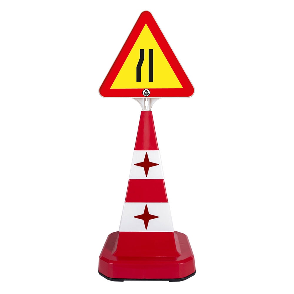 Kit indicator rutier mobil, Sigtra, con rutier, indicator drum ingustat pe partea stanga