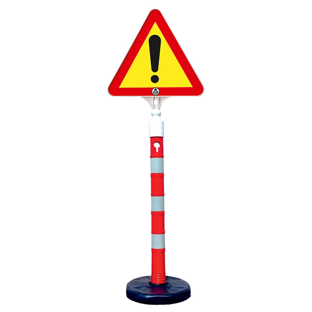 Kit indicator rutier mobil, Sigtra, stalp cu baza usoara, indicator atentie