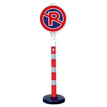 Kit indicator rutier mobil, Sigtra, stalp cu baza usoara, indicator parcarea interzisa 380 mm Kit indicator rutier mobil, Sigtra, stalp cu baza usoara, indicator parcarea interzisa 380 mm