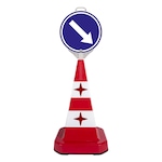 Indicator Rutier Circulatia Interzisa In Ambele Sensuri D 600 Mm Emag Ro