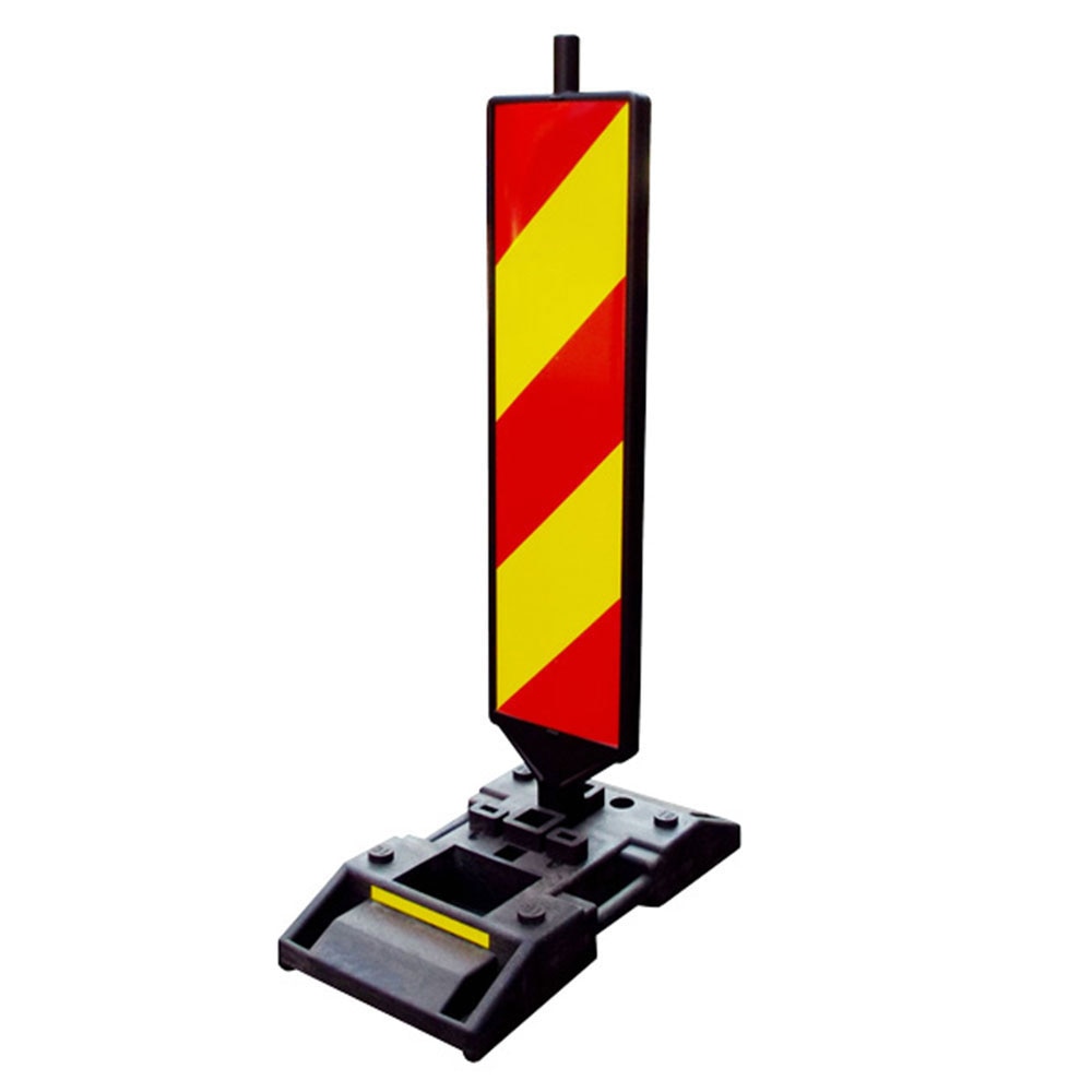 Kit baliza directionala semnalizare lucrari ocolire stanga, Sigtra, Clasa 2, baliza, baza grea 25 kg