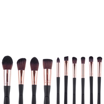 Set pensule profesionale de makeup, Lila Rossa, 10 buc Set pensule profesionale de makeup, Lila Rossa, 10 buc