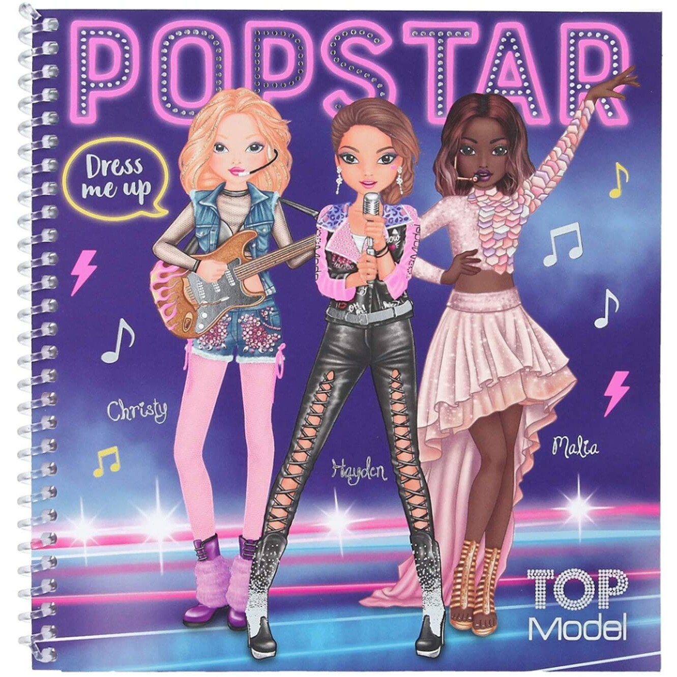 Top Model Dress me up, autocolante Pop Star, Depesche