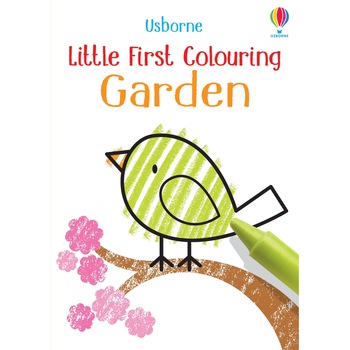 Little First Colouring Garden, Kirsteen Robson, 3+, Usborne Little First Colouring Garden, Kirsteen Robson, 3+, Usborne