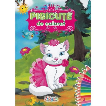 Pisicute de colorat 3-5 ani Pisicute de colorat 3-5 ani