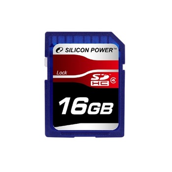 Card memorie Silicon Power Secure Digital SDHC 16GB, Class 4, Retail Card memorie Silicon Power Secure Digital SDHC 16GB, Class 4, Retail