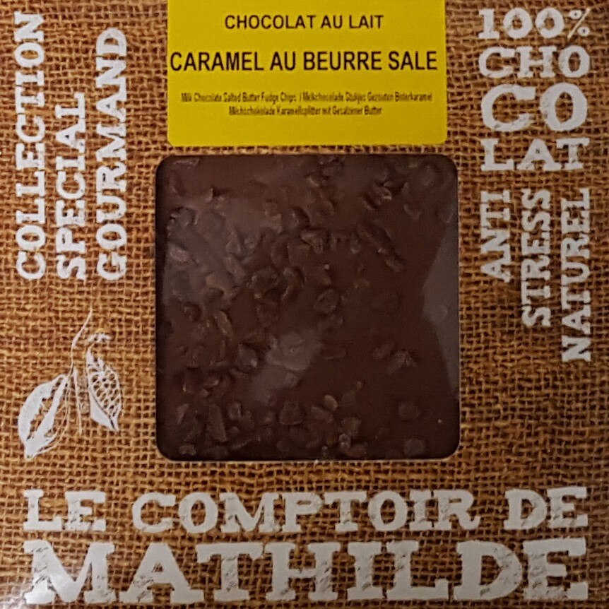 Tableta de ciocolata Comptoir de Mathilde cu caramel sarat
