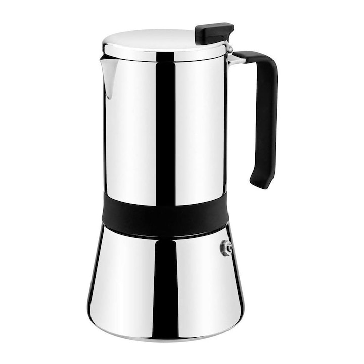 Espressor aragaz Monix Aroma, inox, 6 portii