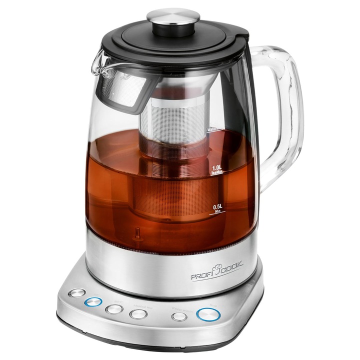 Кана за чай ProfiCook, PC-WKS 1167 G, 2200 W, 1.5 l, Wi-Fi управление
