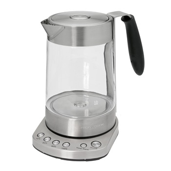 Fierbator cu infuzor pentru ceai ProfiCook, PC-WKS 1020 G,1,7 l, 3000 W, oprire automata, capac cu filtru, control al temperaturii, protectia impotriva supraincalzirii, inox Fierbator cu infuzor pentru ceai ProfiCook, PC-WKS 1020 G,1,7 l, 3000 W, oprire automata, capac cu filtru, control al temperaturii, protectia impotriva supraincalzirii, inox