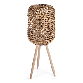 Felinar din iarba de mare cu picioare din lemn natur Eldoret Ø 29 cm x 74 h Felinar din iarba de mare cu picioare din lemn natur Eldoret Ø 29 cm x 74 h