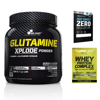 Supliment nutritiv Olimp Sport Glutamine Xplode Powder, 500g Lamaie Supliment nutritiv Olimp Sport Glutamine Xplode Powder, 500g Lamaie