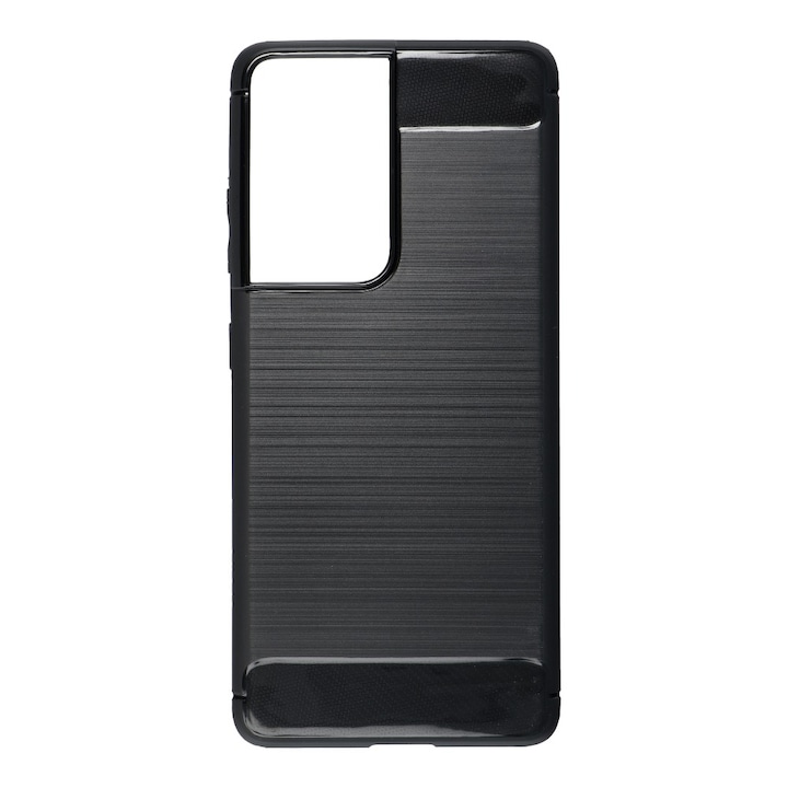 Предпазен гръб Forcell Carbon Case за Samsung Galaxy S21 Ultra, Черен