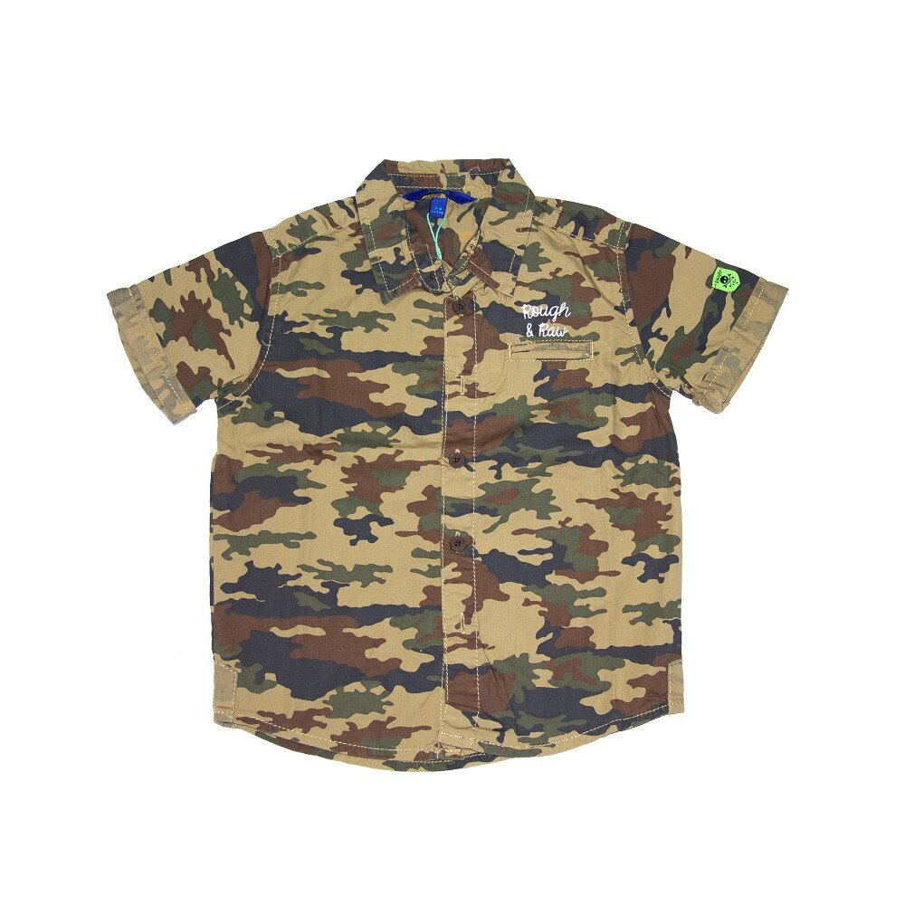 Camasa baieti, OVS, 3-4 ani, 8281278, camuflaj