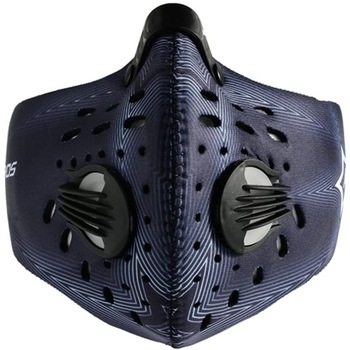 Masca fata neopren Rockbros, filtru de carbon activat, sistem prindere velcro, 2 valve, refolosibila, mov Masca fata neopren Rockbros, filtru de carbon activat, sistem prindere velcro, 2 valve, refolosibila, mov