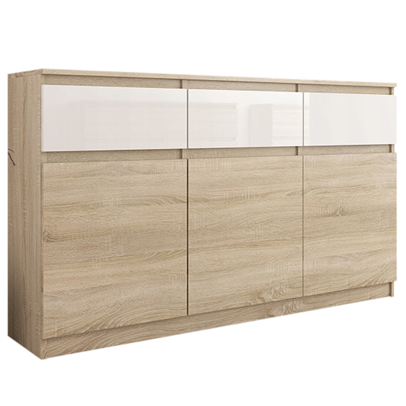 Comoda moderna, PVC, S-3 T-1 SONOMA, 98x40x120