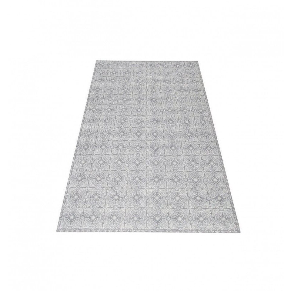 Traversa vinil Brazo by my home, 47 x 140 cm, albastru- gri