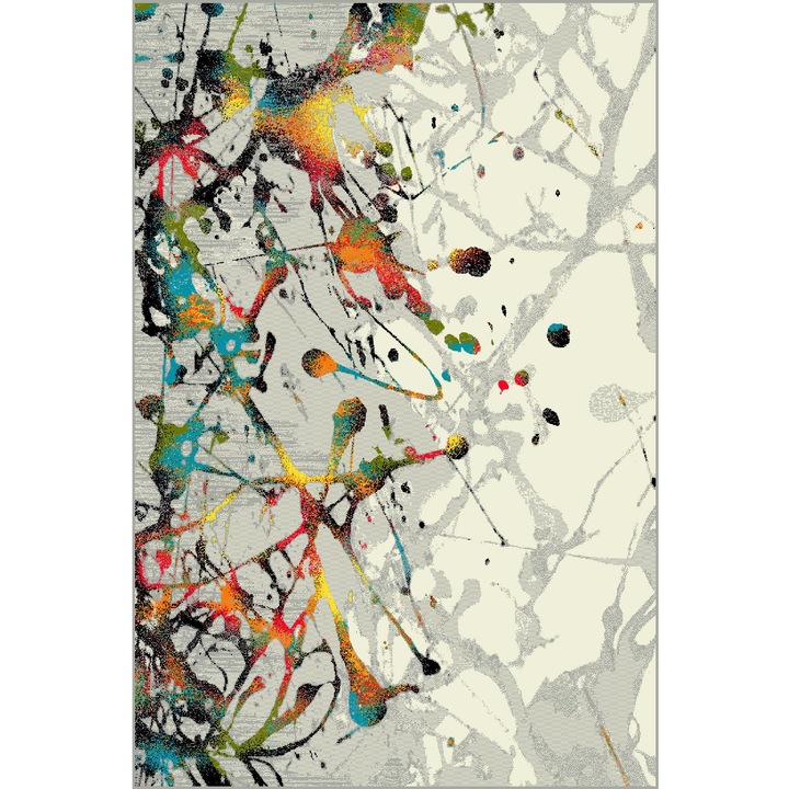 Covor Modern, Kolibri Abstract 11187, Multicolor, 120x170 cm, 2200 gr/mp