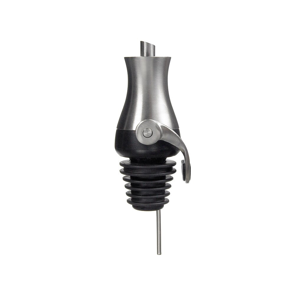 Dop dozator pentru oliviera, OXO, Otel inoxidabil, Argintiu