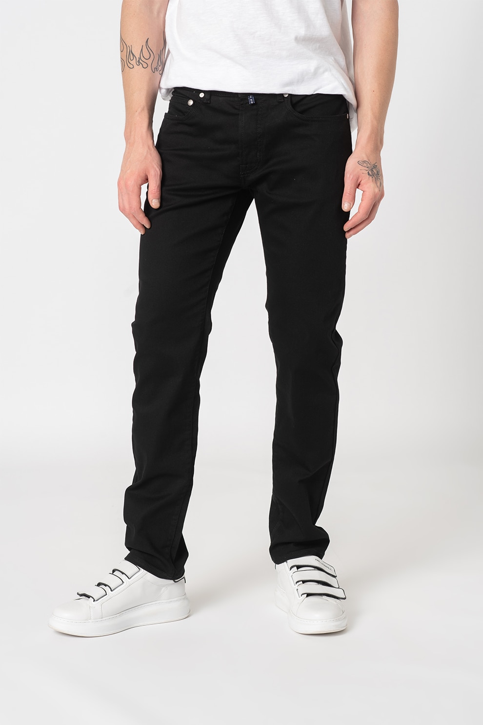 Pierre Cardin, Blugi modern fit, Negru