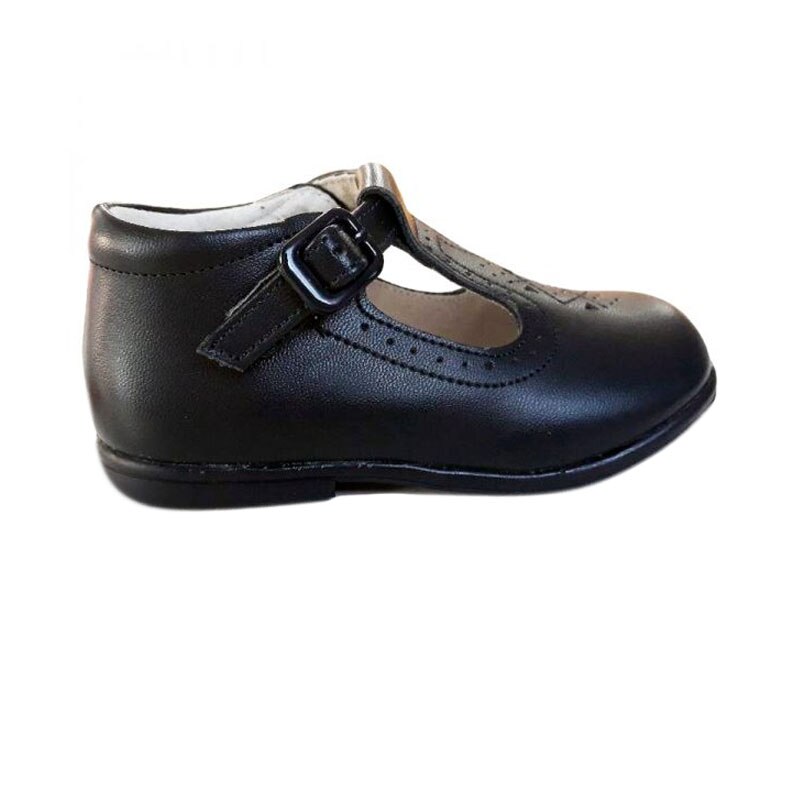 Pantofiori copii din piele naturala Truffi A2374, Bleumarin