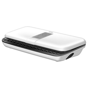 Aparat pentru vidat alimente MPM, Etansare automata, Debit de 12 l/m, 0,8 bari, Alb Aparat pentru vidat alimente MPM, Etansare automata, Debit de 12 l/m, 0,8 bari, Alb