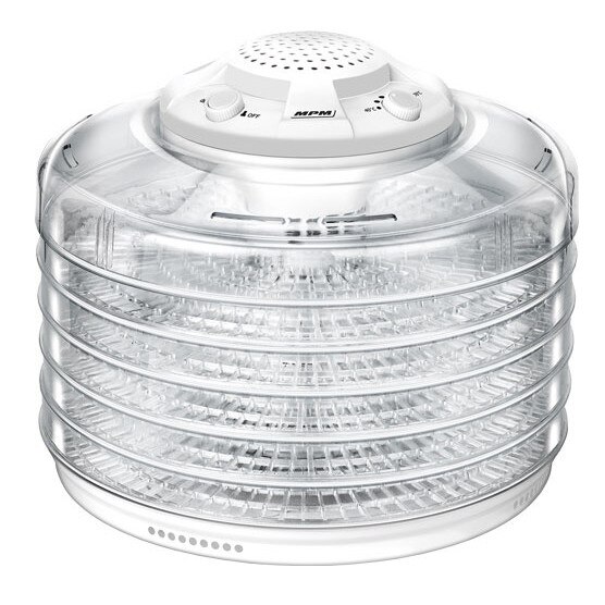 Deshidratator alimentar MPM, 5 tavi, Controlul temperaturii (40 ° C-70 ° C), Fara BPA