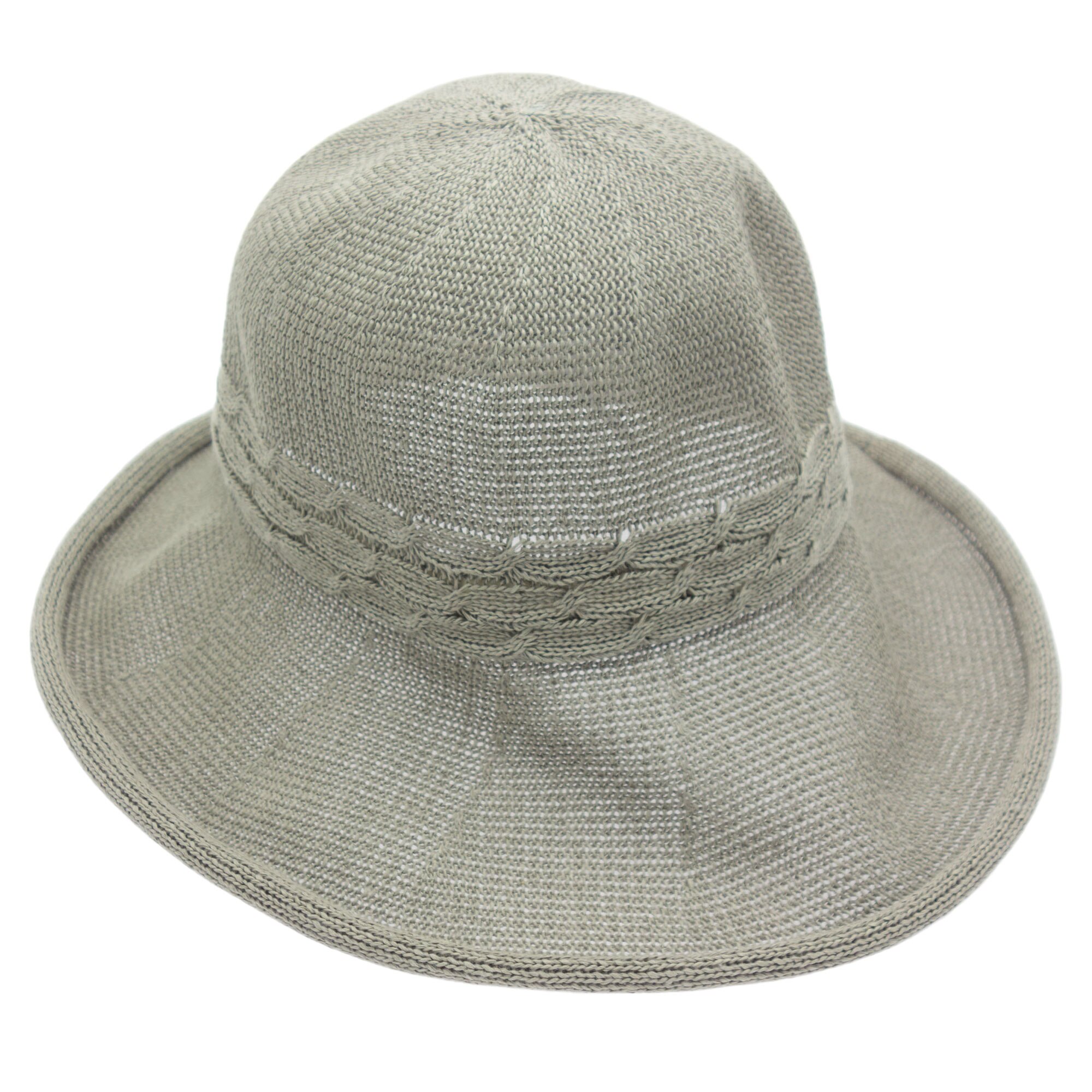 Palarie de soare, Dama, Buticcochet, din in, Gri - PAL311