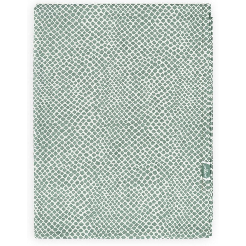Cearsaf patut Jollein Snake, 120x150cm, verde