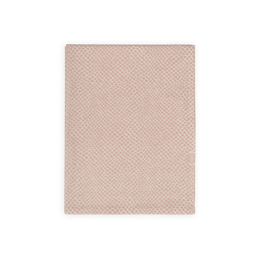 Cearsaf patut Jollein Snake, 120x150cm, roz