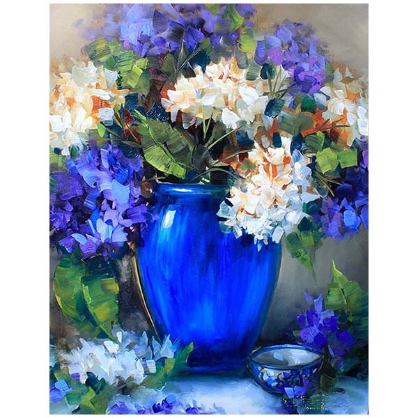 Pictura pe numere, panza pe rama 40x50 cm C8