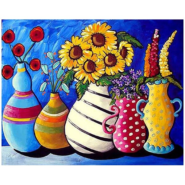 Pictura pe numere, panza pe rama 40x50 cm C15