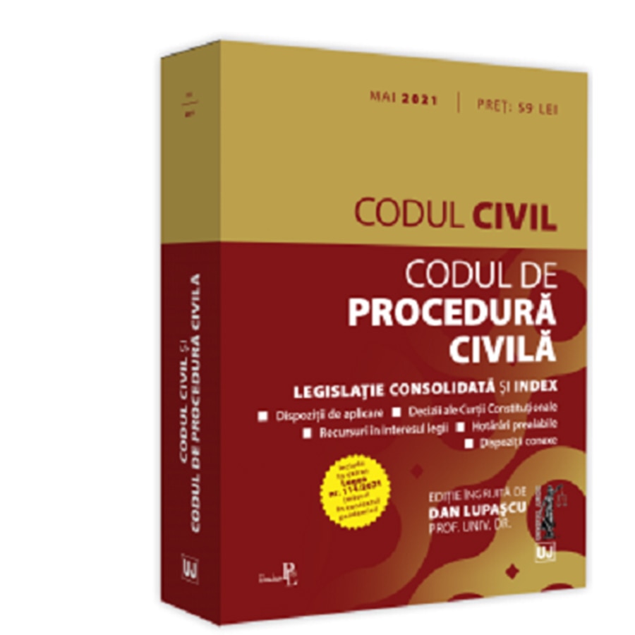 Codul civil si codul de procedura civila: mai 2021, Dan Lupascu