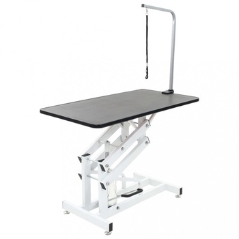 Masa toaletaj canin hidraulica Timeless Tools, inaltime reglabila intre 53-90 cm Masa toaletaj canin hidraulica Timeless Tools, inaltime reglabila intre 53-90 cm