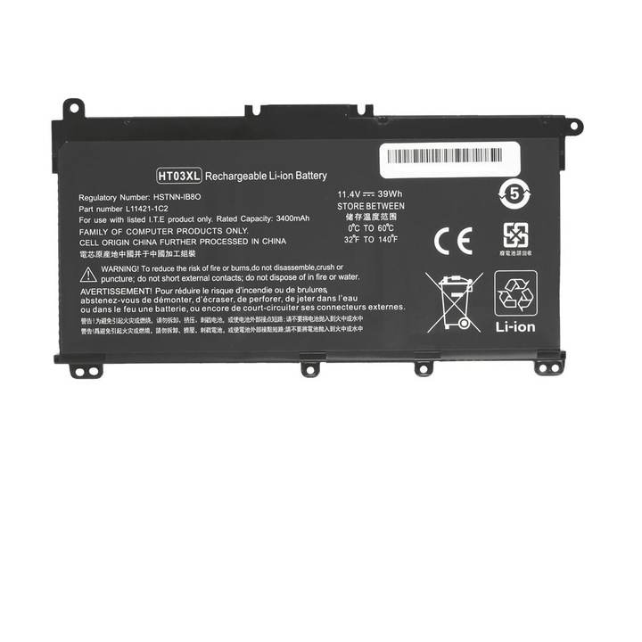EXT HP Pavilion laptop akkumulátor, 14-CE0025TU 14-CE0034TX 15-CS0037T 250 255 G7 HT03XL HSTNN-LB8L modellel kompatibilis
