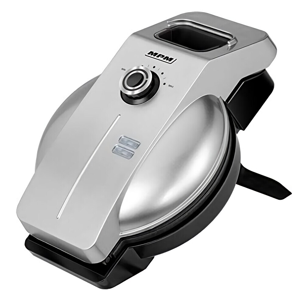 Aparat pentru vafe, 4 compartimente, Antiaderent, Regulator de temperatura, Design unic, Argintiu