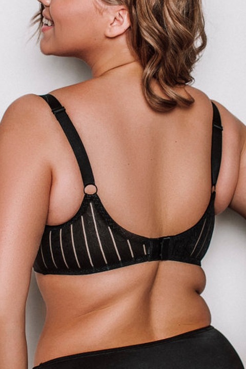 Sutien Mariluz, Selene Creaciones, Dantela, Negru, Negru