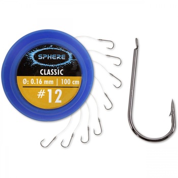 Carlige Legate No.20 60cm 0.08mm Sumo Spezi Roach Nickel Carlige Legate No.20 60cm 0.08mm Sumo Spezi Roach Nickel