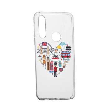 Husa Silicon Compatibila Cu Huawei P40 Lite E, I Love London, rezistenta la uzura, anti-alunecare, 732 Husa Silicon Compatibila Cu Huawei P40 Lite E, I Love London, rezistenta la uzura, anti-alunecare, 732