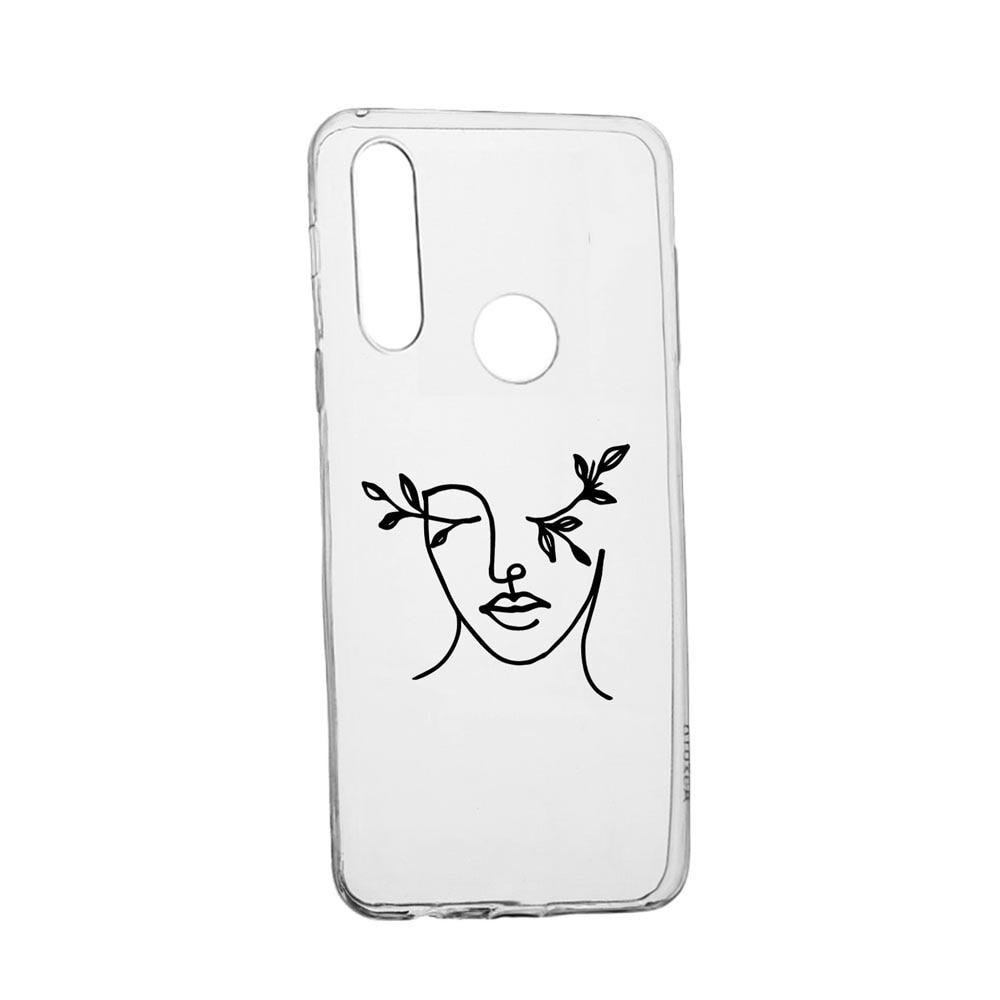 Husa Silicon Compatibila Cu Motorola Moto E7 Power, Woman Abstract, rezistenta la uzura, anti-alunecare, 736