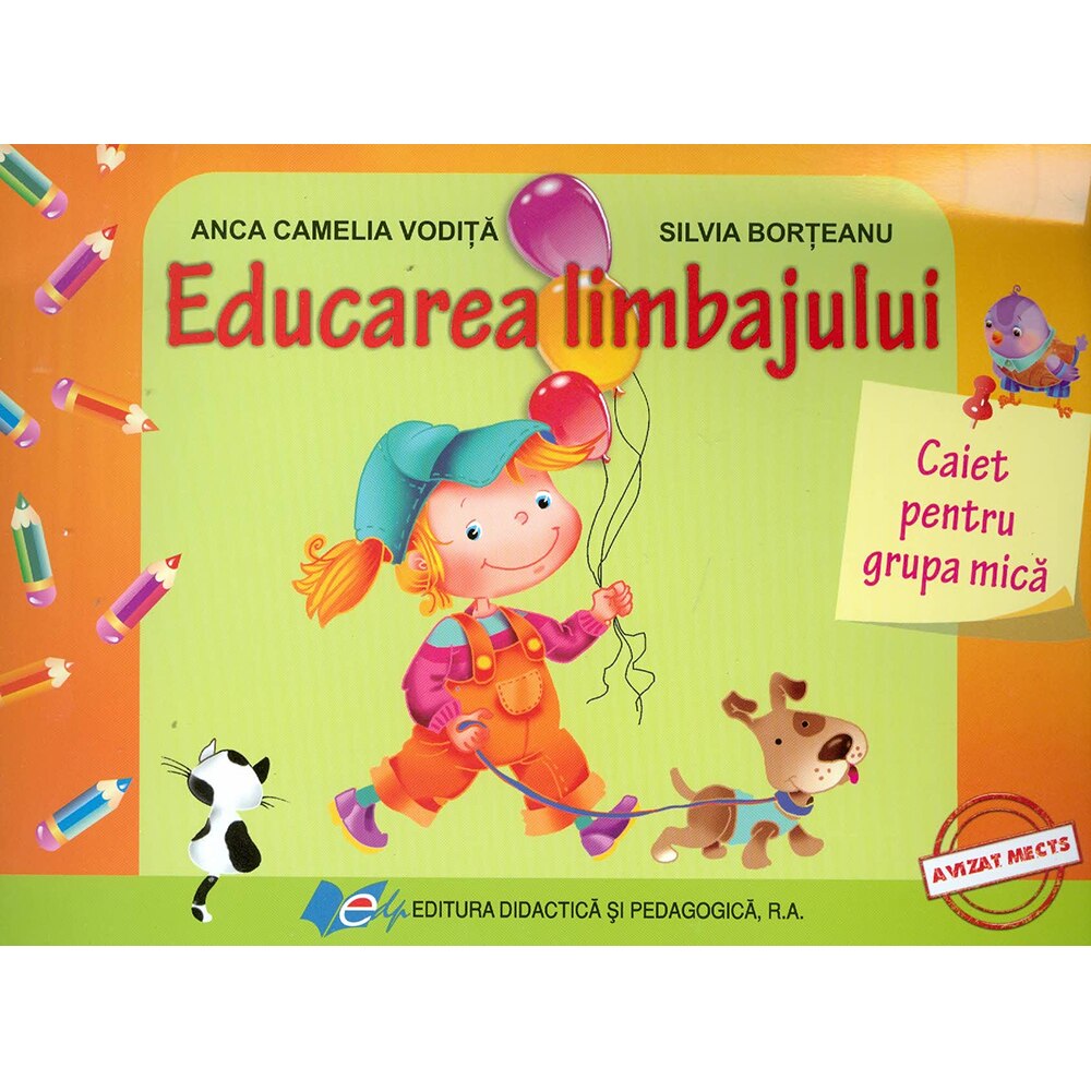 Educarea limbajului caiet pentru grupa mijlocie - Anca Camelia Vodita, Silvia Borteanu