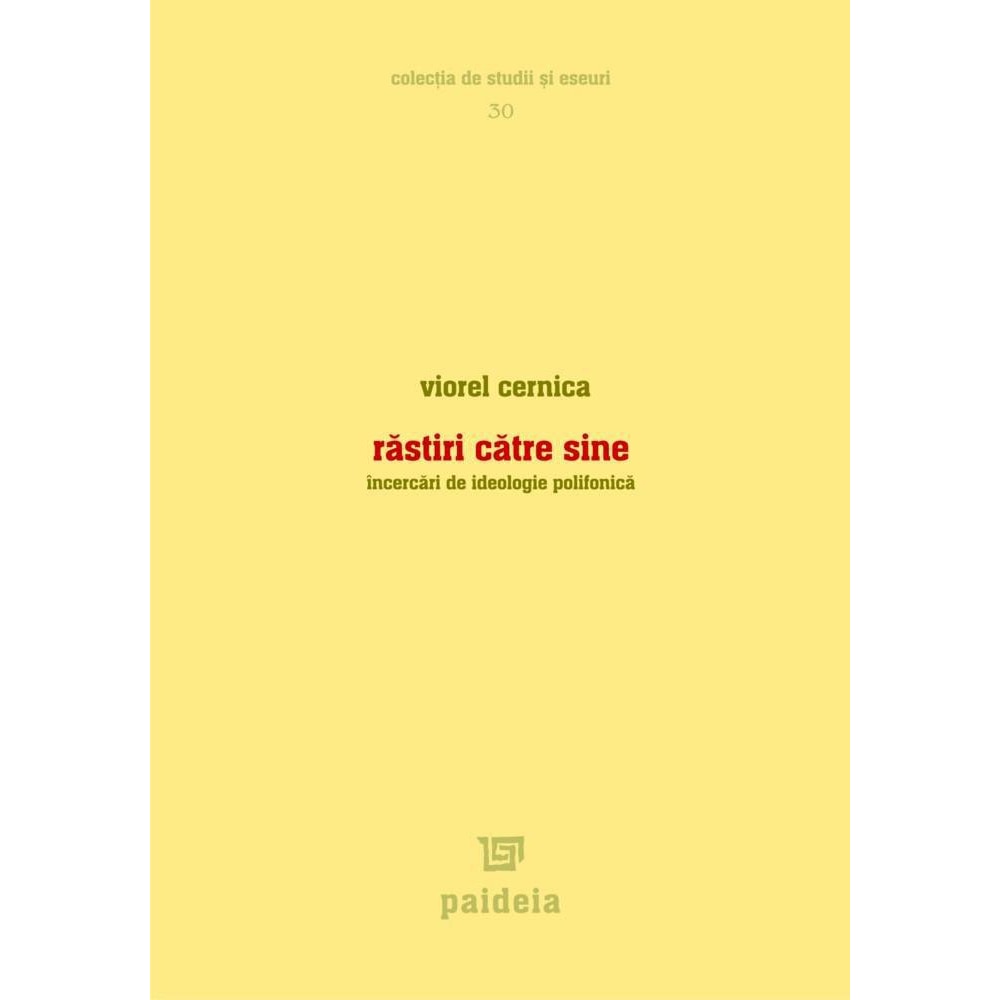 Rastiri catre sine. incercari de ideologie polifonica - Viorel Cernica