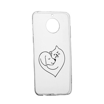 Husa Silicon Compatibila Cu Xiaomi Redmi Note 9T 5G, Dog And Cat Love, rezistenta la uzura, anti-alunecare, 739 Husa Silicon Compatibila Cu Xiaomi Redmi Note 9T 5G, Dog And Cat Love, rezistenta la uzura, anti-alunecare, 739
