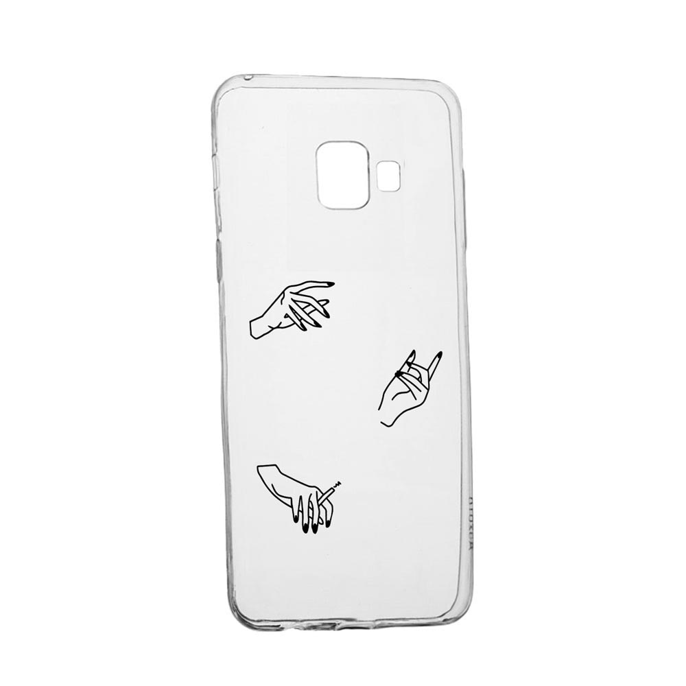 Husa Silicon Compatibila Cu Samsung Galaxy A3 2017, Hands, rezistenta la uzura, anti-alunecare, 740