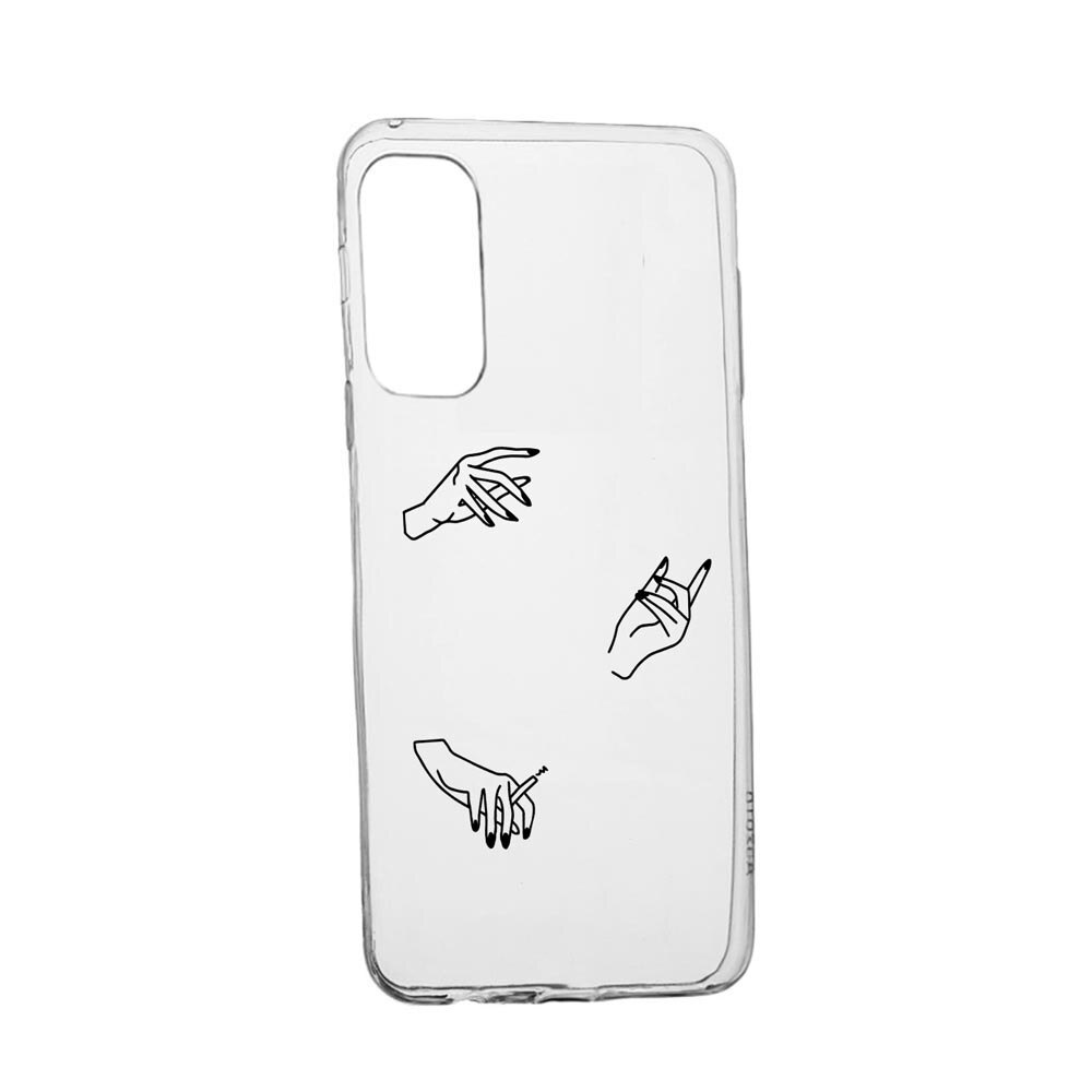 Husa Silicon Compatibila Cu Samsung Galaxy A32 4G, Hands, rezistenta la uzura, anti-alunecare, 740