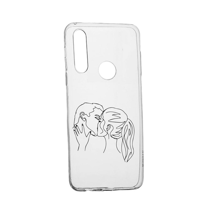 Husa Silicon Compatibila Cu Huawei P40 Lite E, Teen Love, rezistenta la uzura, anti-alunecare, 743