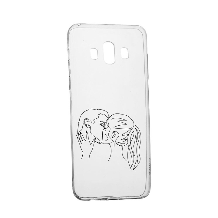 Husa Silicon Compatibila Cu Samsung Galaxy J6 Plus 2018, Teen Love, rezistenta la uzura, anti-alunecare, 743