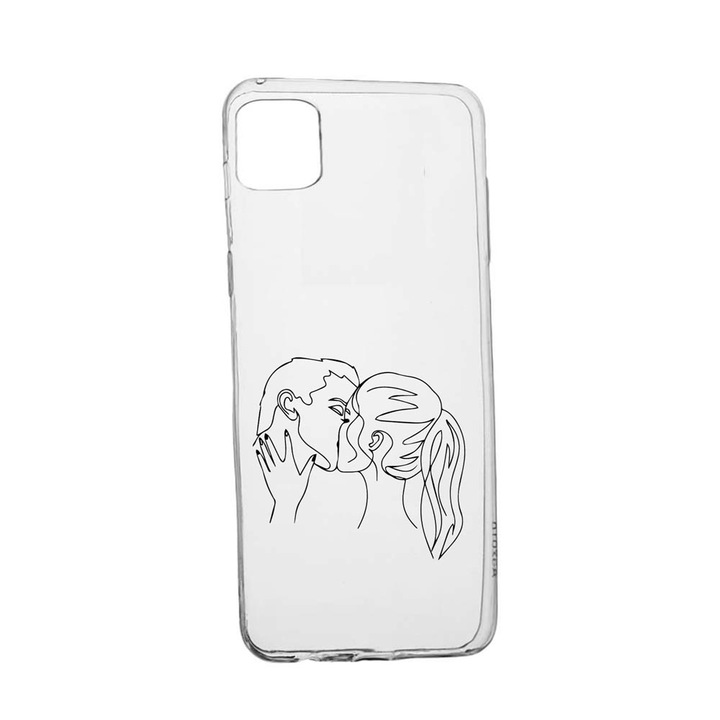 Husa Silicon Compatibila Cu Samsung Galaxy A41, Teen Love, rezistenta la uzura, anti-alunecare, 743