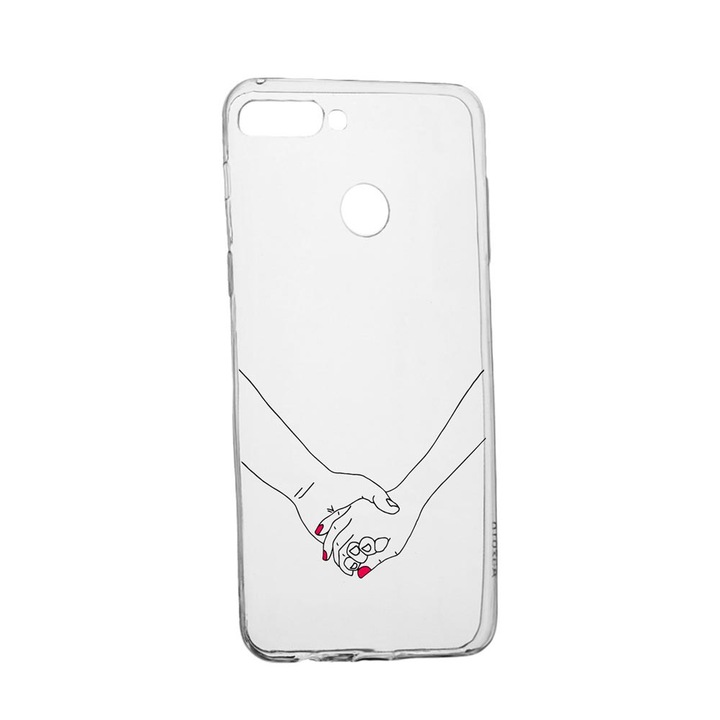 Husa Silicon Compatibila Cu Huawei Y7 Prime 2018 / Y7 2018, Love, rezistenta la uzura, anti-alunecare, 744