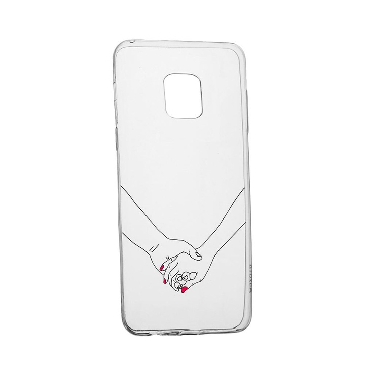 Husa Silicon Compatibila Cu Xiaomi Redmi Note 9S, Love, rezistenta la uzura, anti-alunecare, 744